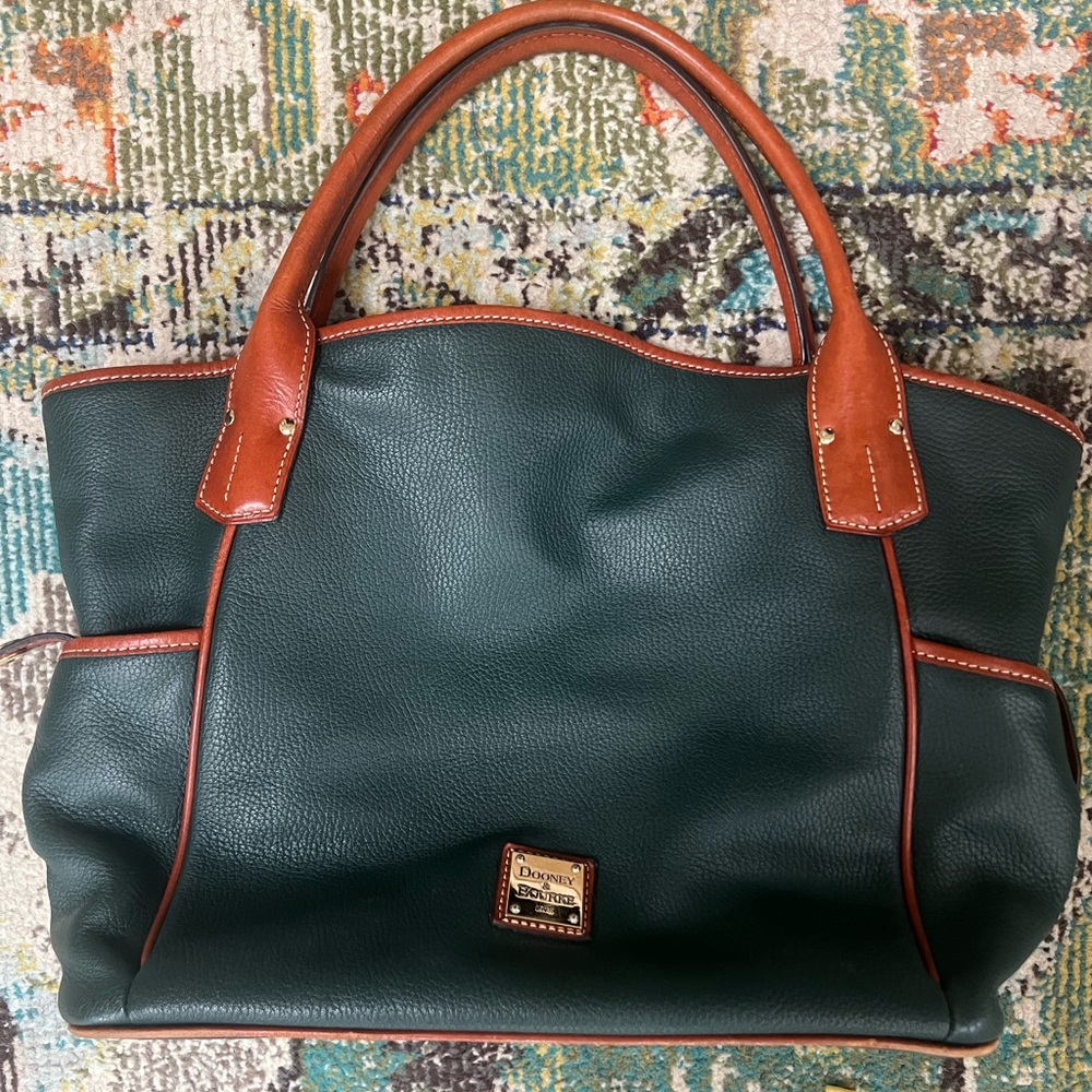 Authentic Dooney & Bourke Green Purse